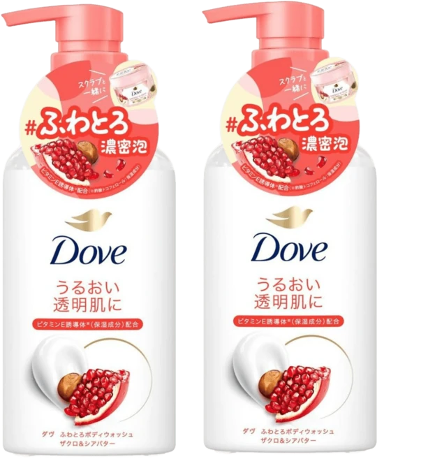 촉촉보습 도브 석류&시어버터 바디워시 펌프 450g 2개 - 쿠팡