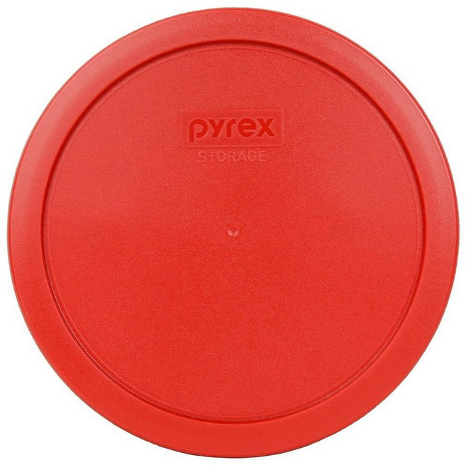 Pyrex 7402-PC 포피 레드 식품 보관 교체 뚜껑 이 뚜껑은 Pyrex 7402 6컵 조각 믹싱 볼 및 7203 7컵 유리 그릇에 적합 - 미국 제조 195972, 1