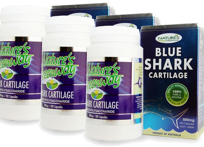 네이처스 그린웨이 청상어연골 칼슘 500mg Nature's Geenway blue shark cartilage, 3개, 180정