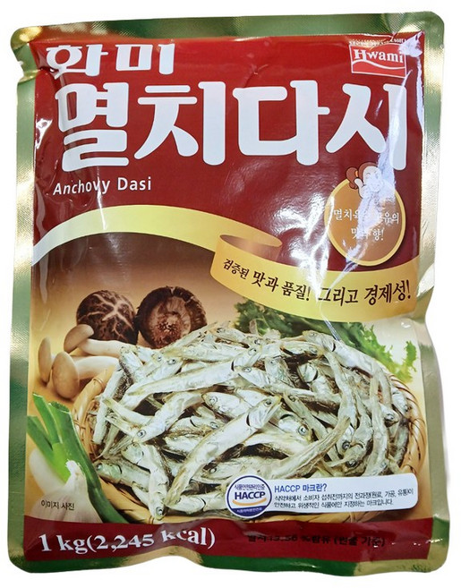 화미 멸치 실속다시, 1kg, 4개