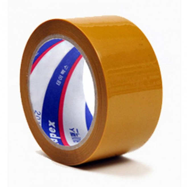 아이윙스 테이팩스 OPP 박스테이프 황색 50mm x 50M (10개), 상세페이지 참조, 1개