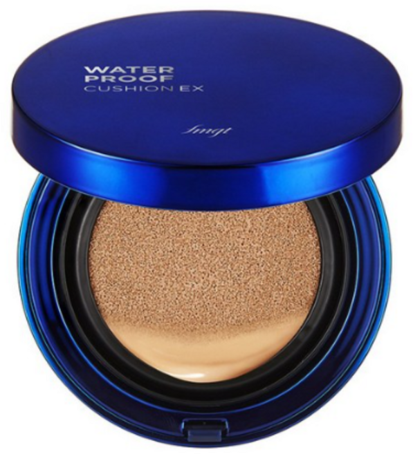 더페이스샵 워터프루프 이엑스 쿠션파운데이션 15g, 201V BEIGE 애프리콧 베이지, 2개