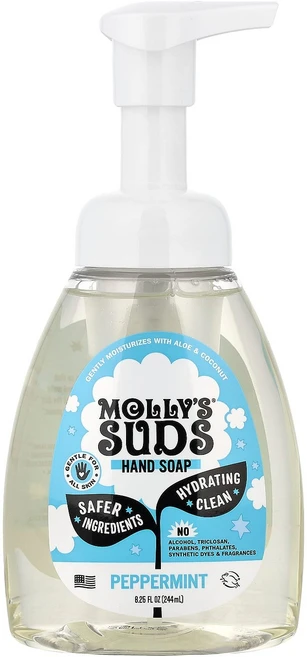몰리스 서즈 핸드솝 페퍼민트향 244ml (8.25 fl oz) SUD-00610 - 쿠팡