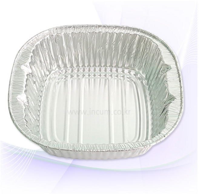 50개-은박한강라면용기 인덕션전용 은박라면냄비 사각냄비 뽀글이용기 라면타임 전용은박냄비 일회용라면용기, 1박스, 50개