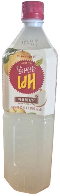 해태 갈아만든 배 PET, 1L, 10개