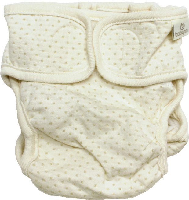 베이비앙 오가닉 기저귀커버(신생아용), 땡땡이