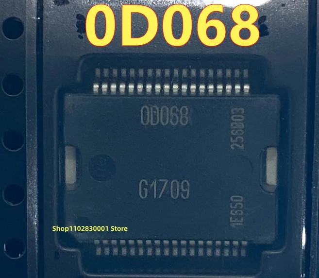 5PCS 0D068 00068 QFP 연료 분사 드라이브 자동차 컴퓨터 보드 취약한 코어 IC 칩 100%, 1개
