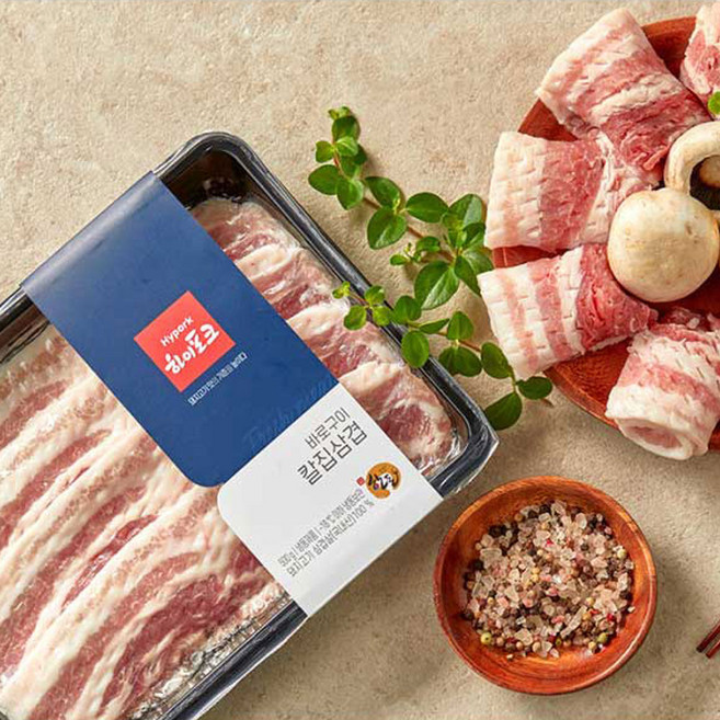 하이포크 냉동 한돈 육즙가득 삼겹살, 2개, 500g