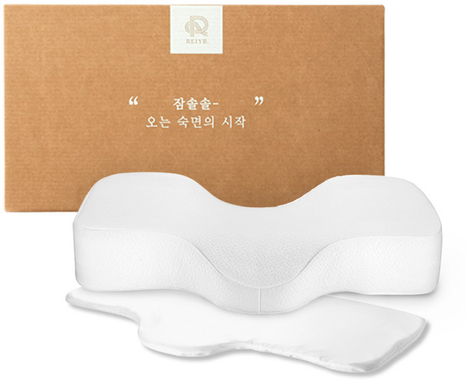 리빙제이 잠솔솔 기능성 경추베개_항균텐셀 높이조절형 1+1