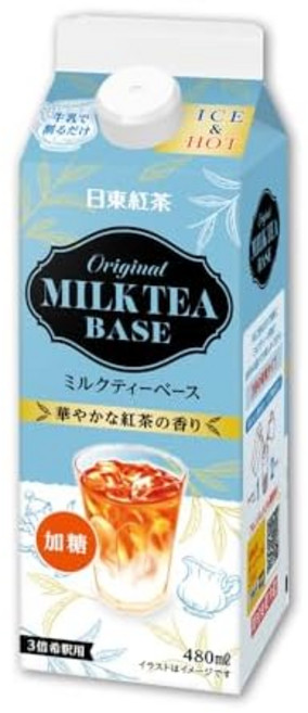 미쓰이 농림 닛토 홍차 오리지널 밀크티 베이스 480ml×3개, 480ml, 1