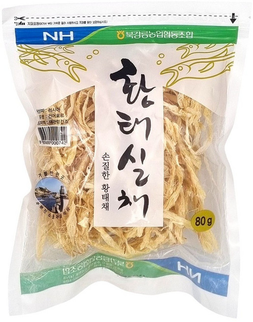 [농협] 북강릉농협 대관령 건조 황태실채, 1개, 80g