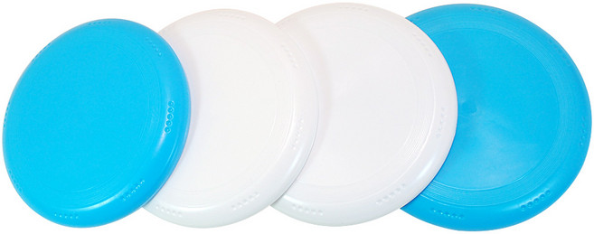 로싸 무지 허리케인 원반 원반던지기 플라잉디스크, 화이트, 1개