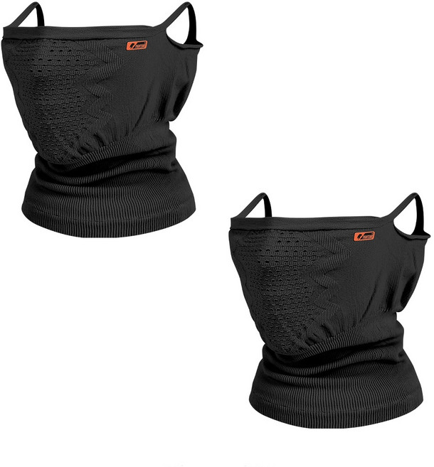 타이트엔드 A6 아쿠아 쿨 마스크, 블랙, 2개