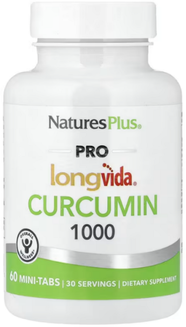 네이처스플러스 커큐민 프로 롱비다 1 000mg 60미니정, 1개, 60정