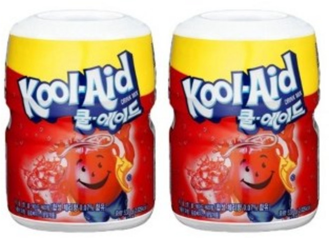 쿨에이드 체리 가루 538g 체리향 믹스 체리에이드 분말, 1개입, 2개