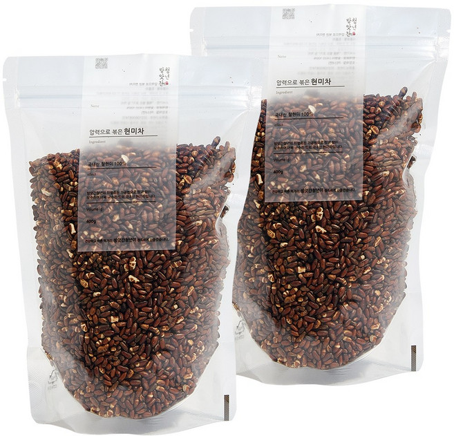방앗간청년 압력으로 볶은 국산 100% 현미차, 400g, 1개입, 2개