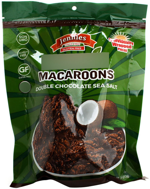 제니스글루텐프리베이커리 마카롱 더블 초콜릿 씨 솔트, 213g, 1개