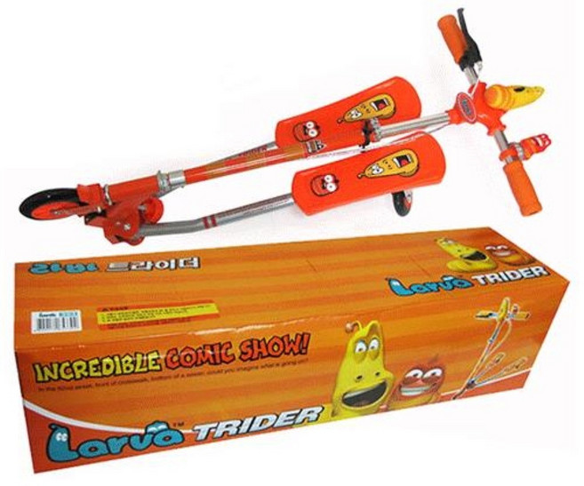 정품 튼튼한 프레임 라바 트라이더보드 씽씽카 세발킥보드 킥보드 아동용, 1개