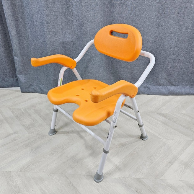 노인목욕의자 환자용 머리감기기 K-100 접이식 이동식 가벼운 환자용 장애인 샤워의자 어르신 장기요양 요양등급 복지용구 실버용품, 1개, 노인장기요양보험 할인구매 (본인부담금 6%)
