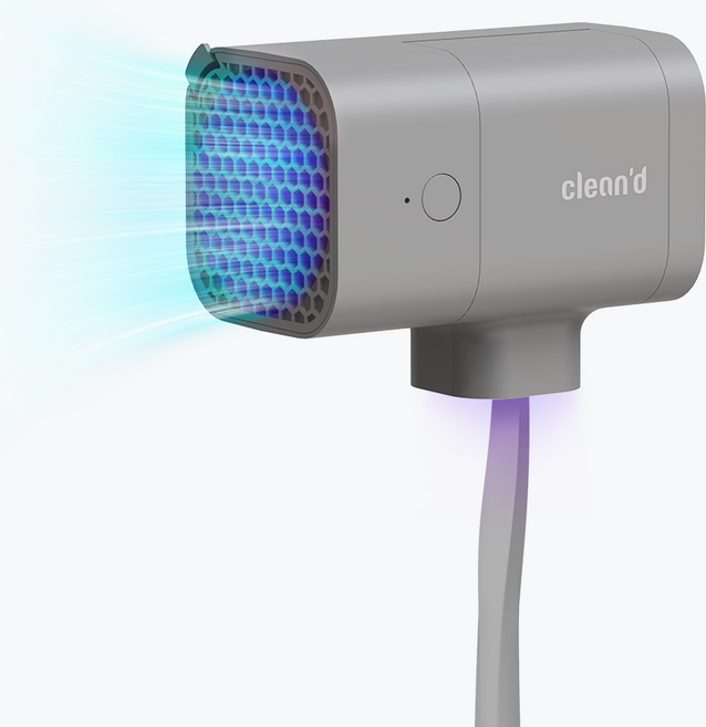 클린디 휴대용 무선 칫솔 살균건조기 윈디, CL-403, 그레이