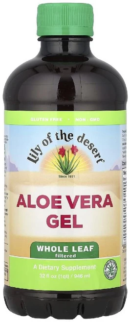 릴리오브더데저트 알로에 베라젤 Aloe Vera Gel Whole Leaf 액상 946ml, 1개 - 쿠팡