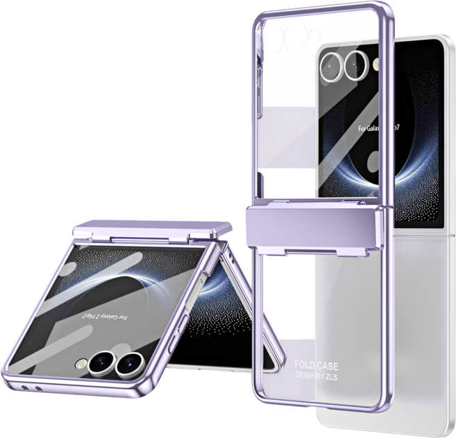 Elvo 갤럭시 플립7 6 초슬림 마크네틱 힌지보호 휴대폰 케이스