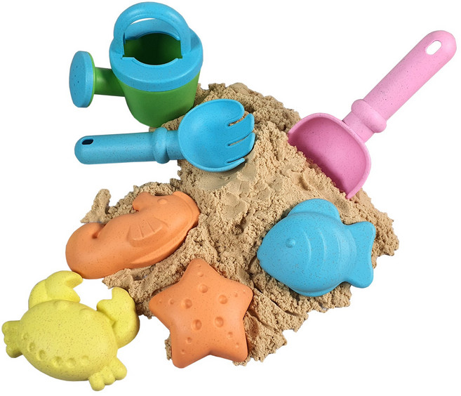 따블리에 에코 찍기 틀 모래놀이 세트, 혼합색상, 1개