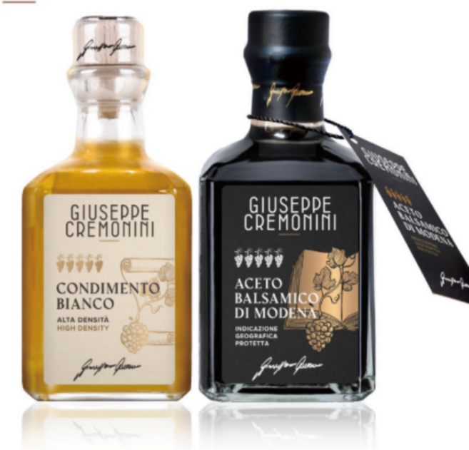 쥬세페크레모니니 모데나 발사믹식초 5그레이프 250ml + 화이트 발사믹 5그레이프 250M 무방부제 부드러운맛, 2개