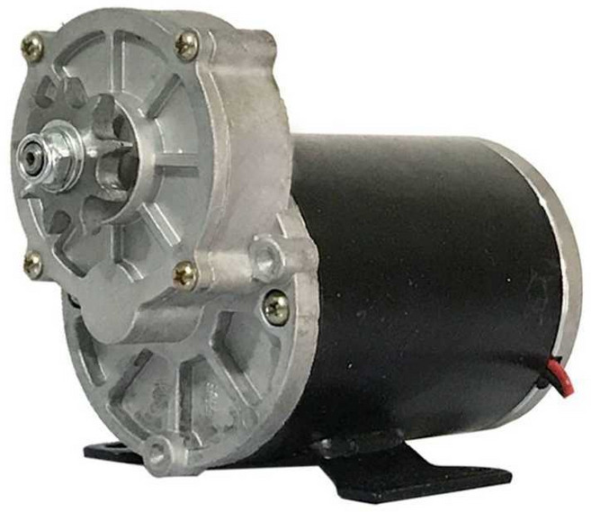 기어드 DC 감속모터 농업용 직류 저속 모터 기어 토크 전동, 1개