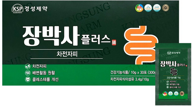 경성제약 장박사플러스 차전자피환 숙변 쾌변 변비움, 10g, 40개