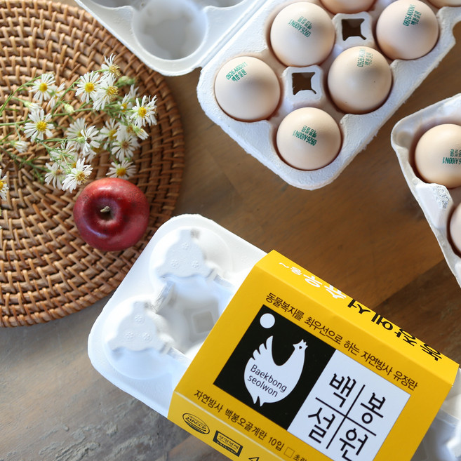 [NONGMO] 나는농부다 출연농장 유기농 동물복지 백봉오골계란 무항생제 무산란촉진제 백봉오골계 유정란, 1개, 40구