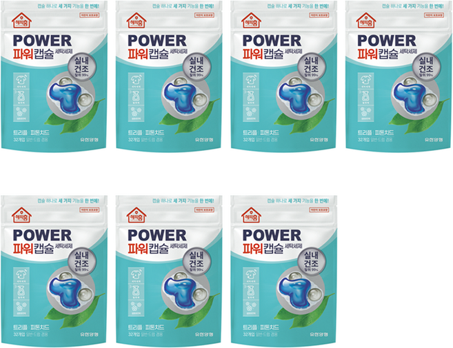 유한양행 해피홈 파워캡슐 트리플 피톤치드 32입, 32개입, 7개