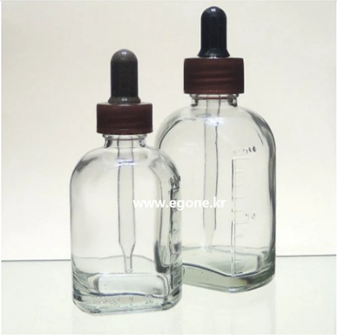 점적병 유리 스포이드병 투명사각 100ml 지시약병 프로폴리스병 국산 - 쿠팡