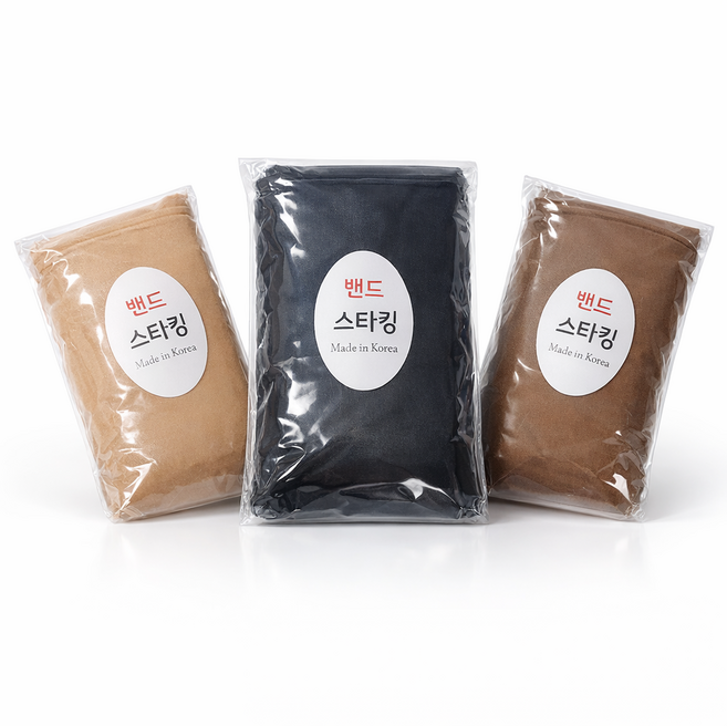 고탄력 밴드 스타킹 국내산 20D 벌크 10매 3색