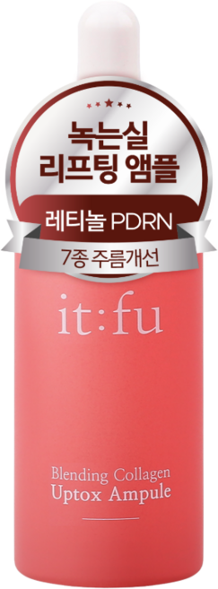 잇퓨 업톡스 앰플 녹는실 리프팅 슈퍼-PDRN 연어 레티놀 콜라겐 바쿠치올 슬로우에이징, 1개, 30ml