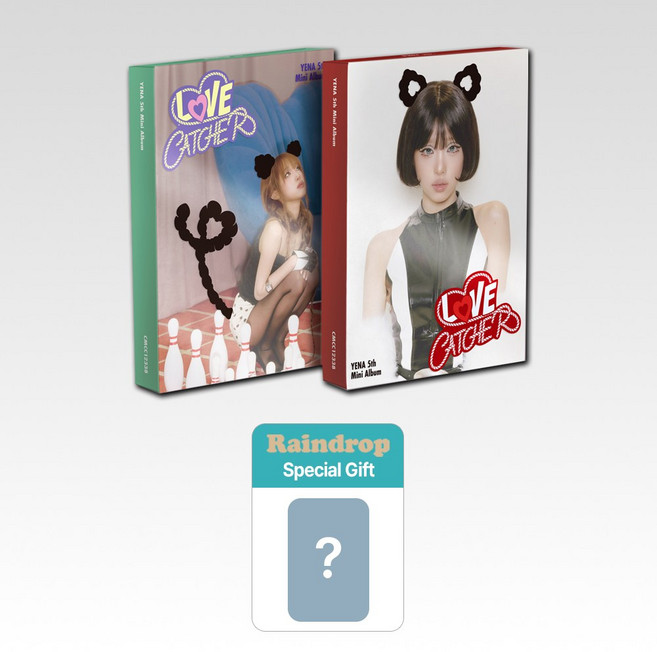 [2종세트+특별사은품] 최예나 앨범 미니5집 LOVE CATCHER POCA ALBUM (미니포토북+스티커+포토카드+QR카드+유저가이드) 캐치캐치
