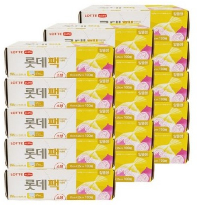 롯데이라이프 위생팩 알뜰형, 소(S), 100개입, 30개