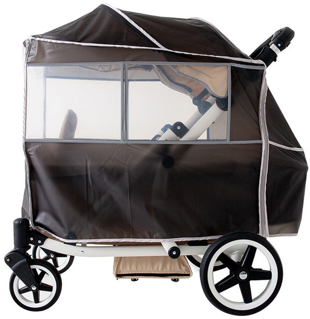 폼포라 N 웨건 전용 레인커버, Gray, 1개