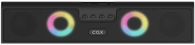 COX 스타일과 성능을 동시에 블루투스 사운드바 유선 PC겸용, 블랙, CSB400