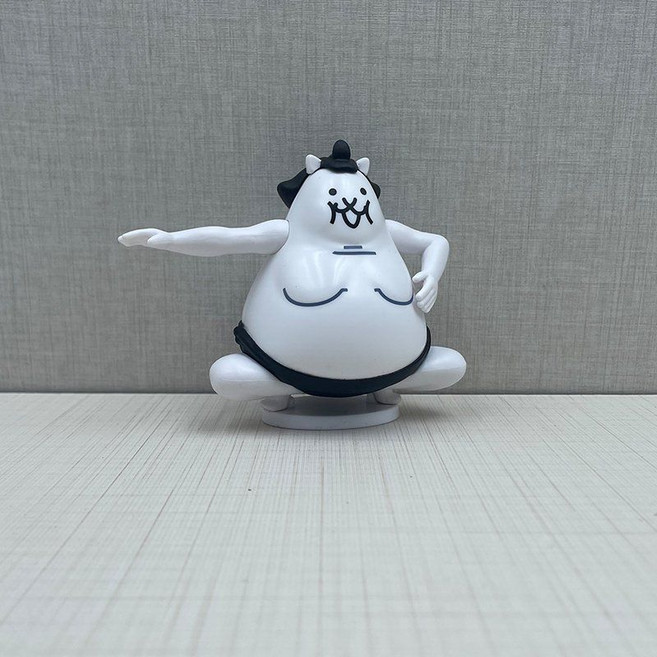 냥코 대전쟁 피규어 고양이 빌더 스모 도둑 가챠 굿즈 캡슐토이, 키 약 10cm