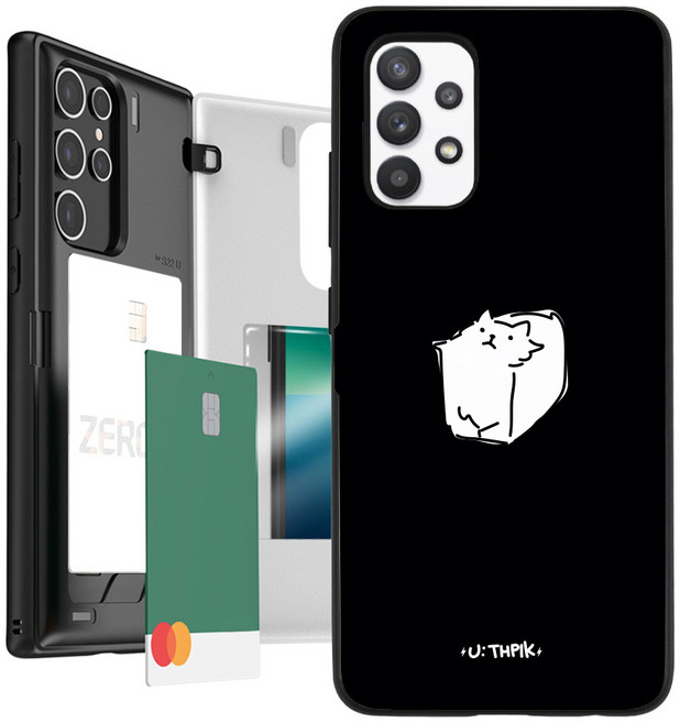 50가지 디자인 A23 A235 마그네틱 카드2포켓 케이스