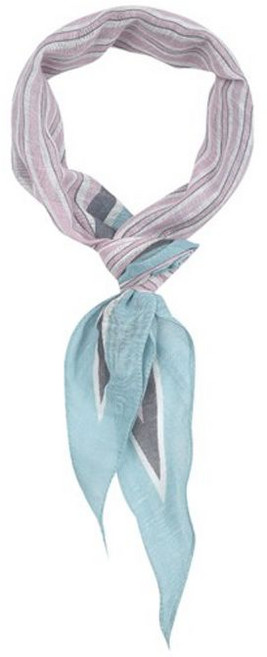 비키 스트라이프 투톤 배색 스카프 TIAFE2046