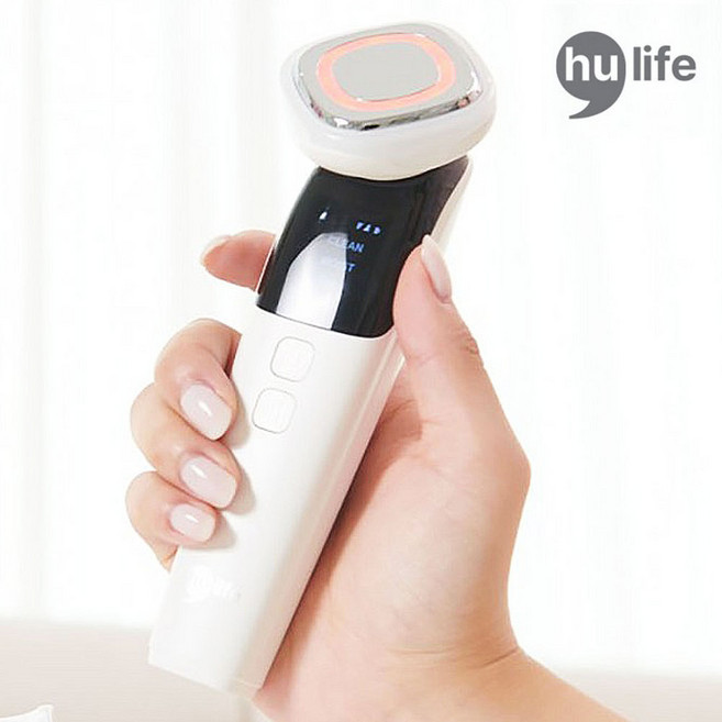 큐라 갈바닉 피부 마사지기 JSK-N4098, 화이트