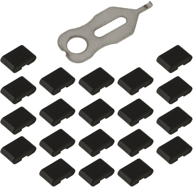 FORT LEE USB TYPE-C 타입C 포트락 잠금장치 키1잠금알20, 1개