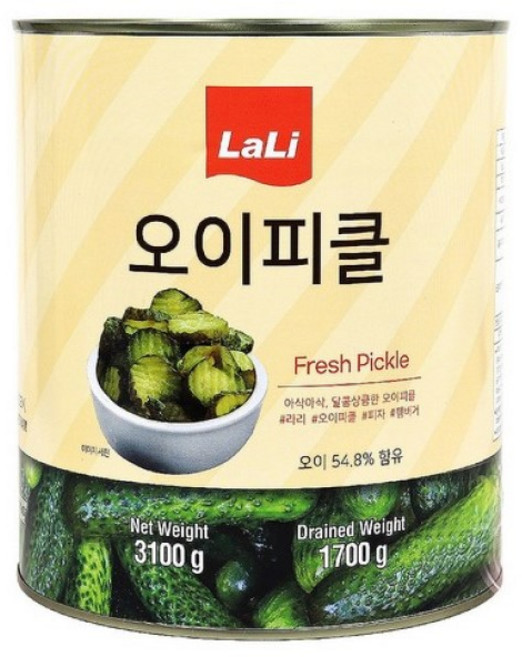 라리 오이피클 3.1kg, 3개