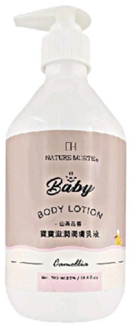 NATURE 寶寶潤膚乳液 山茶花香, 1個, 寶寶潤膚乳液（山茶花香）500ml