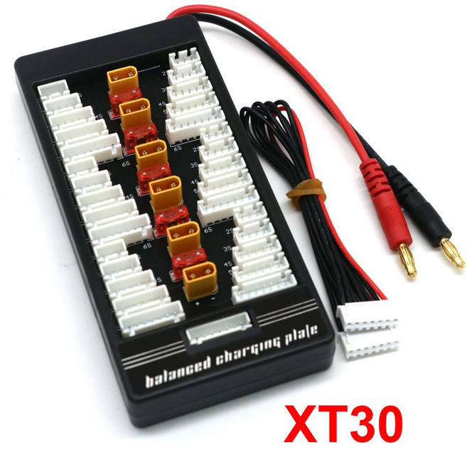 XT60 XT30 XT90 EC3 IMAX 용 T B6AC PL8 6S LIPO 충전 ISDT B8 충전기 EC5 배터리 Q6 보드 플러그 2 병렬 PL6 B6, XT30 Plug, 1개