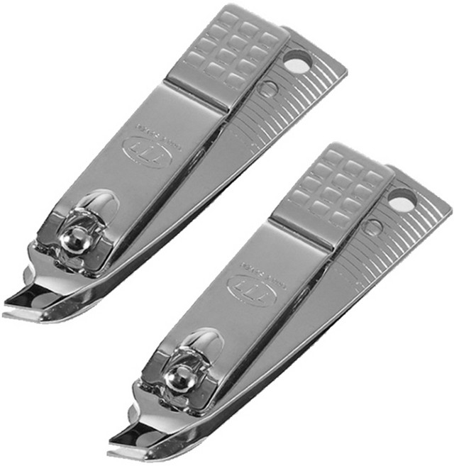 쓰리세븐 777 큐티클트리머 CT-121ZC 손톱 내성 발톱 큐티클 제거 사이드 깍이 손톱깍기 손톱정리기, 2개