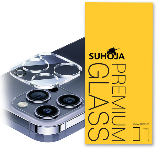수호자 강화유리 카메라 풀커버 보호필름 4매, 1세트