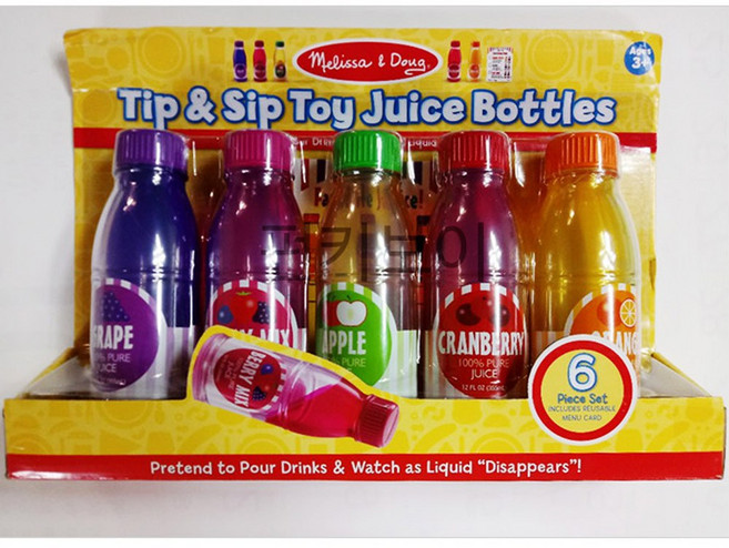 멜리사앤더그 아기 주방놀이 소품 (소스 주스), MD9466*쥬스 5종세트, 1개
